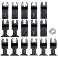 17pcs lame de scie oscillante multitool pour Rockwell Snicrafter Worx