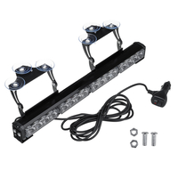 18 "16 Ambre LED Avertissement de danger durgence de pare-brise de toit de voiture Flash Lumières stroboscopiques
