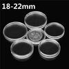 18-22mm en boîte de capsules de pièce de monnaie de phare des pièces de monnaie daffichage des cas de stockage
