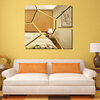 18 cm 7 Pcs DIY Acrylique Moderne Miroir Decal Art Mural Autocollant Mural Home Decor Amovible Autocollants
