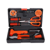 18 en 1 Auto Repair Tool Set Ménage Main Tool Kit Tournevis Ciseaux Hammer Coupe-fil Lampe De Poche avec Boîte