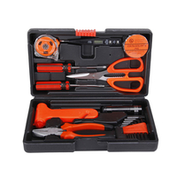 18 en 1 Auto Repair Tool Set Ménage Main Tool Kit Tournevis Ciseaux Hammer Coupe-fil Lampe De Poche avec Boîte