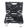 18 en 1 Outils de Réparation de Vélos Kit Coffret Multi VTT Outils de Réparation de Chaîne de Pneus Kit de Clé à Rayon T