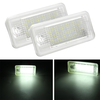 18 LED Lampe déclairage de plaque dimmatriculation pour Audi A3 A4 A6 A8 B6 B7 S3 Q7 RS4 RS6