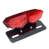 18 LED licence frein à fumée arrière queue clignotant licence éclairage intégré