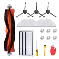 18 PCS Accessoires Pièces pour Xiaomi Robot Brosse Principale Brosse Latérale Filtre Réservoir Deau Filtre Peigne V