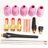 18 pcs tig soudage kit de lentille de gaz de torche wp-17 wp-18 wp-26 WT20 0.04 "1/16"" 3/32 "