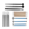 18 pièces outils de sculpture en argile polymère professionnels modèles de poterie Kit de projets dart
