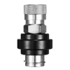 1/8 pouce NPT noir alliage de cuivre Paintball remplacement glissière vérification adaptateur de connexion rapide Discon