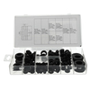 180 pcs Oeillets En Caoutchouc Anneau De Retenue Set Blanking Trou Câblage Câble Garniture Kits Matériel Outils