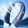 1800mAh Portable Hanging Neck FanTop VersionBattery Display Colorful Breathing Light Portable Halterneck Fan USB Han