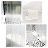 180cm x 180cm rideau de douche en EVA rideau de bain transparent imperméable