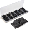 180pcs assortiment 2: 1 kit de tube de tube thermorétractable enveloppe de gaine 6 taille