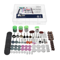 180pcs accessoires doutil rotatif de tige de 1/8 pouce ensemble polissant coupant des morceaux de meulage pour Drem