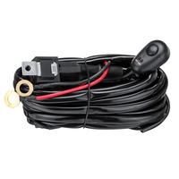 180W / 300W LED Kit de faisceaux de câblage de barre lumineuse 2M 12V Relais de fusible ON / OFF Interrupteur Off Road