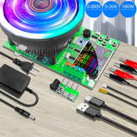 180W DL24P Testeur USB DC 2.4 pouces Charge électronique APP 18650 Batterie Moniteur de capacité Décharge Charge Compteu