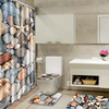 180x180 cm Colorful Vintage Salle De Bains Rideau De Douche Toilette Couverture Tapis Plage Style