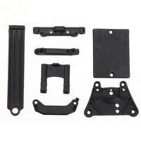 18101 Plaque supérieure avant + Servo Guard + Renfort de suspension pour HBX 18859E 1/18 4WD Hors route Pièces de voitur
