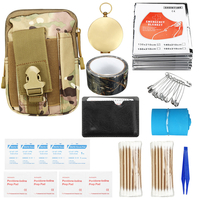 185Pcs Outils de survie Kit Kit de survie durgence Multi-outils Fournitures de premiers secours Matériel de survie