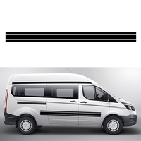 185x12cm autocollant de bande arrière pour VW Transporter T4 T5 T6 campeur de porte de grange