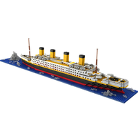 1860pcs Titanic Model Micro Blocks Building Set Puzzle DIY Educational Toy Gift for Adults Children