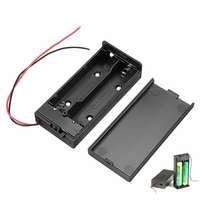18650 Batterie boîte de support rechargeable Batterie avec interrupteur pour 2x18650 Batteries kit de bricolage