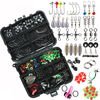 187Pcs Fish Tackle Box Accessoires de pêche Case Fish Hook Lure Parts Kits Set