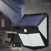 188/333 LED Réverbère à énergie solaire PIR Lampe murale à détecteur de mouvement Éclairage extérieur pour chemin de jar