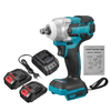188VF 588N.m. Outil électrique rechargeable sans fil Li-Ion avec prise de clé 1/2" avec 1/2 pièces Batterie