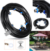 18M + 3M Système de réfrigérant en plein air Arrosage en eau Jardin Patio Mister Kits de vaporisation de refroidissement
