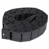 18mm x 37mm ouvrant long fil de la chaîne porteuse de glisser en plastique chaîne de 1m câble de glisser 