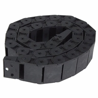 18mm x 37mm ouvrant long fil de la chaîne porteuse de glisser en plastique chaîne de 1m câble de glisser 