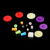 18pcs 0.4 module Colorful engrenages en plastique arbre de transmission modèle rack poulie courroie de vis sans fin ense
