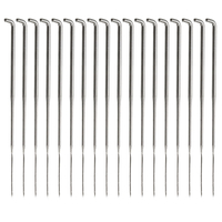 18Pcs Aiguille à chanfrein en feutre Porte-poignée Bouteille en feutre en feutre Outils de bricolage artisanat