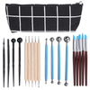 18pcs Argile Sculpture Sculpture Poterie Outils Kit Cire Polymer Shapers Modélisation DIY Artisanat