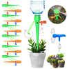 18Pcs Système automatique de pointes de plantes dirrigation goutte à goutte de vacances avec interrupteur de soupap