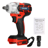 18V 520N.m. Remplacement de la clé électrique 1/2 pour clé à chocs sans fil Li-Ion pour Makita Batterie