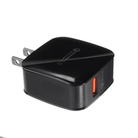 18W US QC 3.0 Adaptateur secteur pour chargeur de voyage pour smartphone tablette