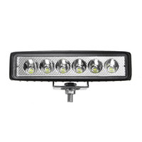 18W voiture LED Spot travail lumière antibrouillard 6000K blanc IP65 étanche pour 12 / 24V camion tout-terrain ATV batea