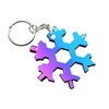 19 en 1 outil de tournevis multifonctionnel de forme de flocon de neige outil en acier inoxydable multi-outil EDC