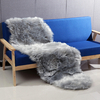 190 * 70 cm rectangle en peau de mouton tapis laine artificielle Soft pour chaise canapé chambre tapis de sol