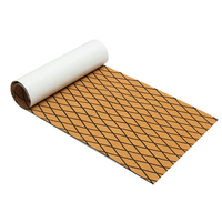 190x70cm 5mm dépaisseur EVA mousse Faux teck feuille bateau Yacht synthétique teck platelage