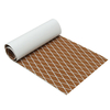 190x70cm Marron et blanc EVA en mousse Bois de teck Plancher en bois Plancher en marbre Feuille de teck Autocollant