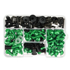 195PCS Kit de boulon de corps de carénage de pare-brise de moto Clips de fixation vis