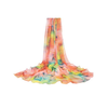 196 * 150CM Femmes Soie Imprimé Floral Soft Longue Serviette De Plage Été Écran Solaire Visière Châle