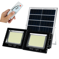 1976LED Solaire Lumière LED Rue Projecteur Jardin Projecteur Lampe Extérieure Avec Télécommande