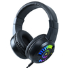 198I A7 casque de jeu e-sport 50mm unité 55mm taille du haut-parleur Cool éclairage intégré Microphone 3.5mm + prise USB