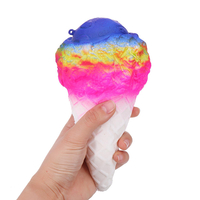 19cm Jumbo Squishy Crème glacée Multicolore Lente Rising Soft Collection Cadeau Decor Toy
