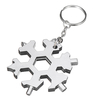 19 en 1 multi-outil portable forme flocon de neige porte-clés tournevis de poche