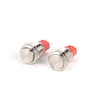 19MM 10A 250V 2Pin Interrupteur à bouton-poussoir de réinitialisation momentanée Interrupteur à bouton-poussoir